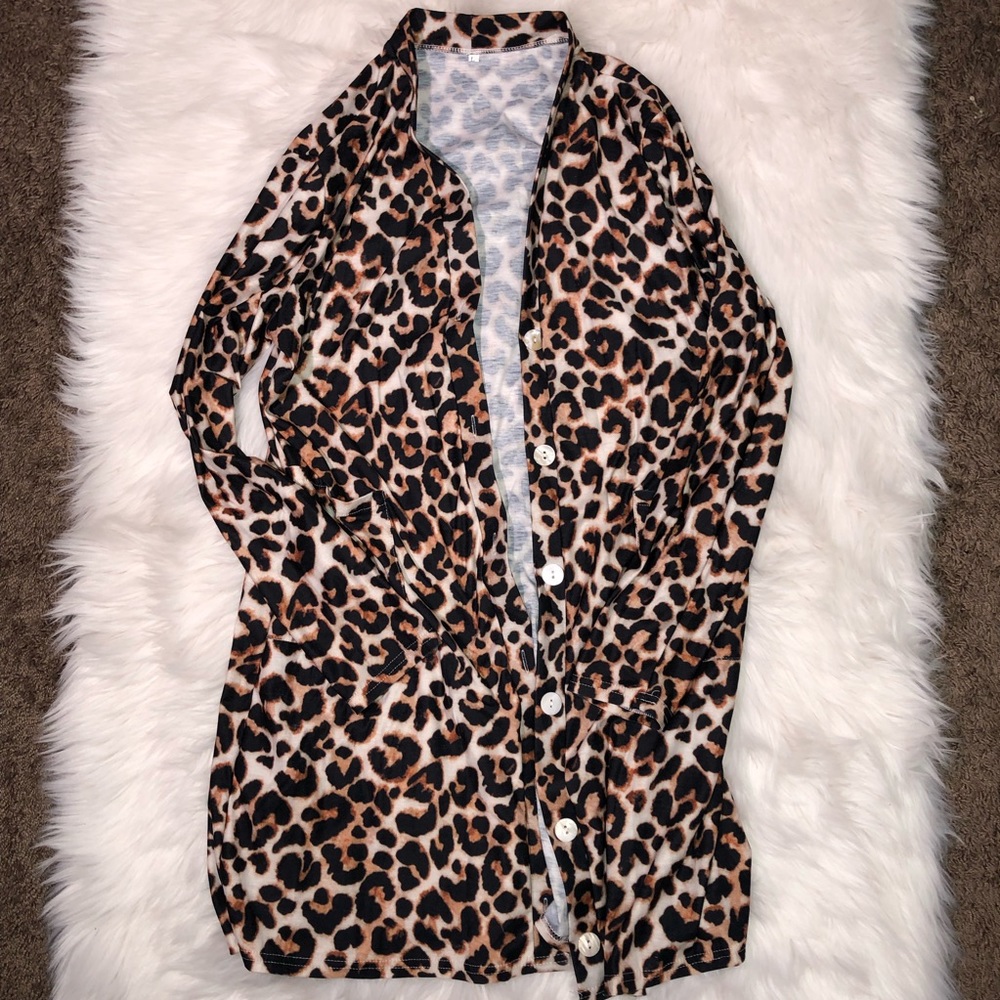 Boutique Cheetah Cardigan